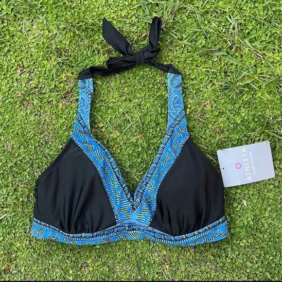 Athleta 34 B/C Bikini Top halter beach pool swim - Picture 5 of 5